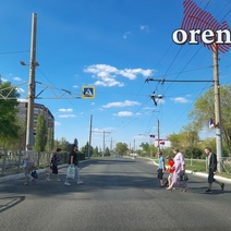 В Оренбурге разметку с дорог будто корова языком слизала