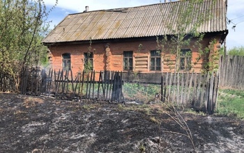 В Оренбуржье из-за сухой травы едва не сгорело село