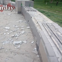 По скверу им. Дзержинского в Оренбурге словно Мамай прошелся