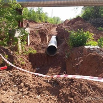 В Оренбурге полным ходом идет реконструкция водовода в Ленинском районе