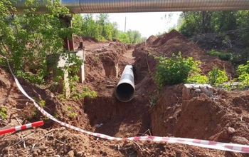 В Оренбурге полным ходом идет реконструкция водовода в Ленинском районе