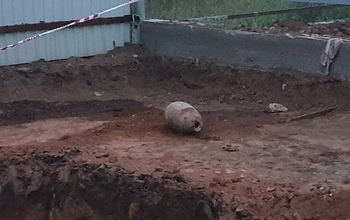 В Оренбурге во дворе частного дома найдена авиабомба