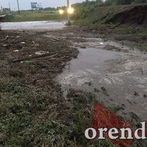 В Красногвардейском районе из-за дождя затопило дворы и улицы