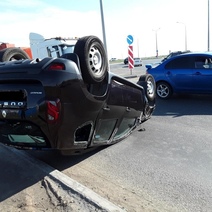 Большая пробка: в Оренбурге в районе ТРЦ 