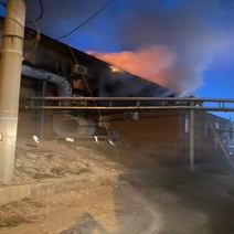 МЧС Оренбуржья: площадь возгорания на новотроицком заводе составила 800 кв.м.