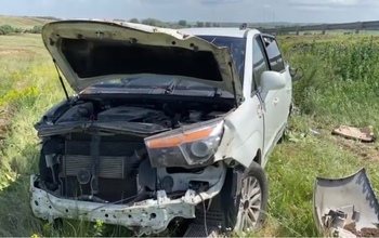 На трассе Казань-Оренбург в кювет опрокинулся SsangYong, пострадали шесть человек