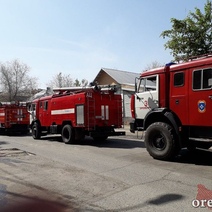 В Бузулуке сгорел жилой дом: есть пострадавший