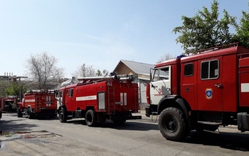 В Бузулуке сгорел жилой дом: есть пострадавший