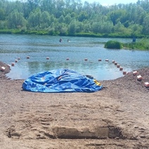 Под Оренбургом открыт для купания пляж 