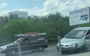 В Оренбурге на объездной 
