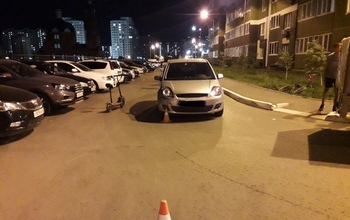 В Оренбурге под колеса авто попал очередной школьник на самокате
