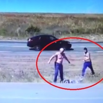 Внимание, розыск: в Оренбуржье полиция ищет мужчину, разгромившего на трассе 