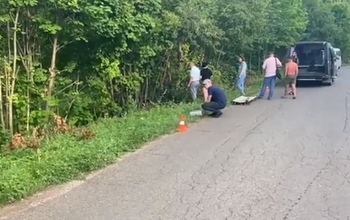 В Бугурусланском районе на трассе погиб мотоциклист (18+)