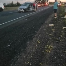 В результате ДТП на трассе Оренбург – Самара фура оказалась в кювете