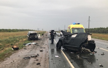 На орской трассе в ужасном ДТП погибла автоледи (18+)