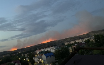 На весь Медногорск приходится всего-навсего два пожарных расчета