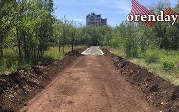 В Оренбурге кипят работы на двух зеленых островках