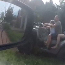 В Ташлинском районе мужчина без водительских прав возил всю семью на квадроцикле