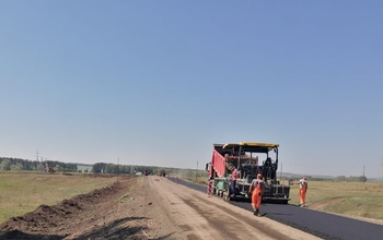 В Саракташском районе дорогу на Башкирию отремонтируют по особой технологии, значительно укрепив полотно