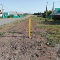 В Пономарёвке всё-таки начали переносить газопровод, проходящий под личными участками