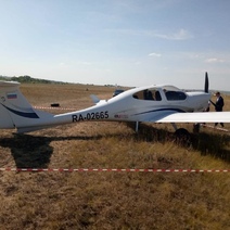 В Бугуруслане при взлёте у учебного самолёта оторвалось колесо шасси