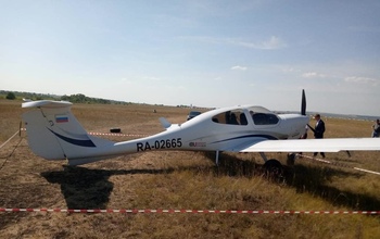 В Бугуруслане при взлёте у учебного самолёта оторвалось колесо шасси