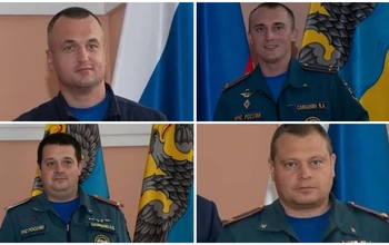 В Оренбурге наградили пожарных, тушивших Протопоповскую рощу