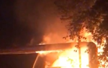 В Оренбуржье за сутки сгорели дома, надворные постройки и вагончик