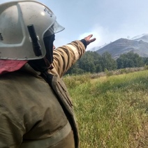 Под Кувандыком 10 дней спустя потушили природный пожар