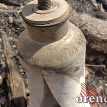 В Оренбурге с пожарища вывозят десятки баллонов