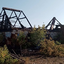 В Переволоцком районе на пожаре в заброшенном доме погиб человек (18+)