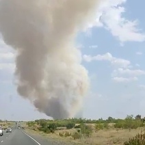 В Оренбуржье снова полыхают несколько природных пожаров