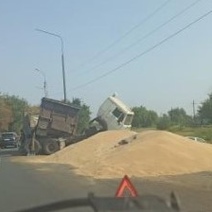 Из-за серьезного ДТП Шарлыкское шоссе утром встало в 