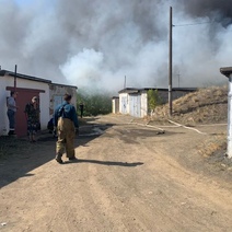 Медногорск снова задыхается в дыму от пожара