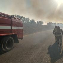 Пожар в районе газзавода: что известно на данный момент