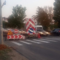 По проспекту Победы в Оренбурге машины теперь ползут как муравьи