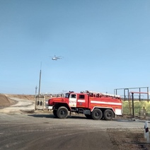 В МЧС заявили о ликвидации открытого горения на пожаре в Оренбургском районе