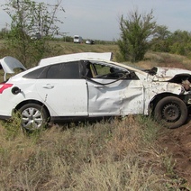 В Саракташском районе опрокинулся 