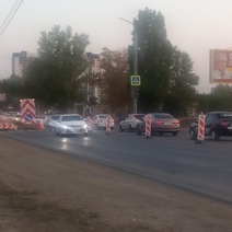 Неудобства на проспекте Победы оренбуржцам придется терпеть до конца октября