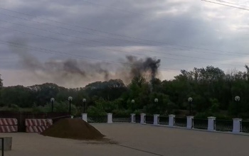 В Оренбурге горит Зауральная роща