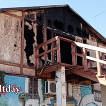 На выезде из Соль-Илецка загорелось кафе