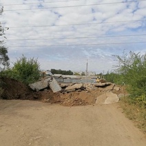 Несанкционированный въезд в СНТ «Карачи» перекрыт