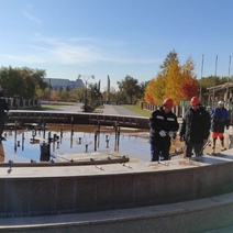 В Оренбурге в спящий режим уходят фонтаны