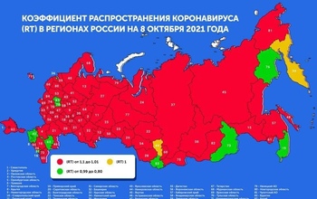 Оренбуржье вошло в ТОП-5 регионов по коэффициенту распространения COVID-19