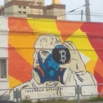 Оренбуржцы на свой лад переправили граффити, посвященное борьбе с COVID