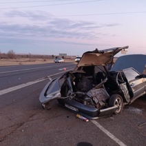 Под Сорочинском при столкновении ВАЗ-2115 и КамАЗа погибли ребенок и женщина (18+)