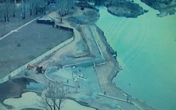 На место загрязнения реки Урал в Оренбурге выезжала следственно-оперативная группа