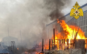 В Адамовке огнеборцы спасали жилые дома от крупного пожара