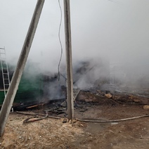 В Татарской Каргале огонь с гаража перекинулся на жилой дом и летнюю кухню