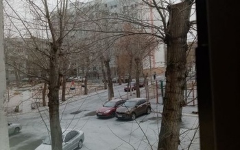 В Оренбурге выпал снег, но не во всех районах